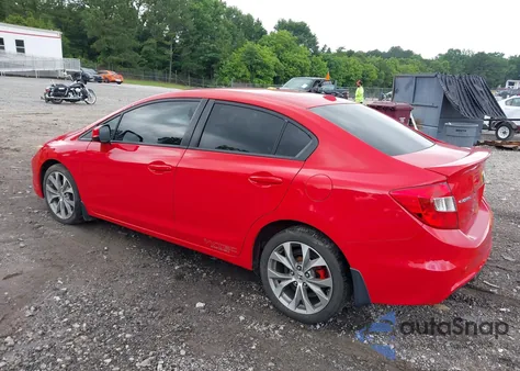 2012 Honda Civic Si из США, поврежденный, VIN 2HGFB6E52CH704911